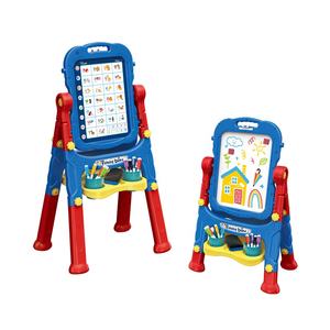 ارتفاع قابل للتعديل واقفة على الوجهين الفن الحامل مجموعة لوحة الرسم في وقت مبكر تعلم الأبجدية آلة القراءة اللوحة لعبة المجلس - Product Image 1