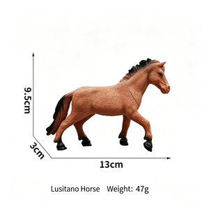 YIWUPOWER Modèle d'animal réaliste, figurine de cheval harnaché, jouet de collection pour enfants, pour garçons - Product Image 6