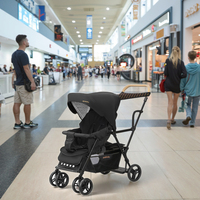 Produits pour bébés Poussette double tandem personnalisable pour deux enfants Poussette bébé pour les familles Vente en gros