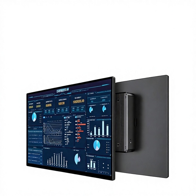 New 23.8-inch Industrial Control Display Integrated Computer Capacitive Touch USB DVI Serial Fast Response Operation Screen