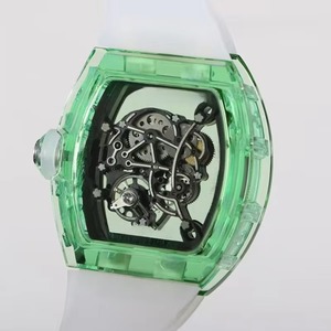 Montre-bracelet automatique mécanique de sport pour homme, édition limitée personnalisée, boîtier en saphir de luxe de haute qualité, creuse, étanche et lumineuse - Product Image 1