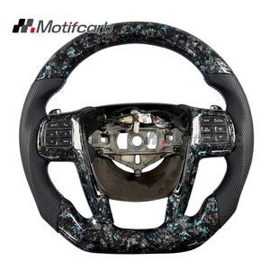 Volant de direction en fibre de carbone forgée bleu Tiffany personnalisé pour Chrysler 200 200S 300 300C 2011 2012 2013 2014, amélioration de l'intérieur de la voiture - Product Image 1