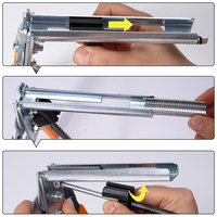Clôture en treillis métallique Outils d'installation de cage pour animaux Oiseau Lapin Cage de poulet Pince à sertir M Clou Pince manuelle pour anneaux de porc