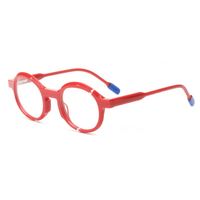 Modèle SC5513 Lunettes pour adolescents Monture en acétate Montures de lunettes Lunettes rondes de haute qualité Logo personnalisé Lunettes pour adolescents