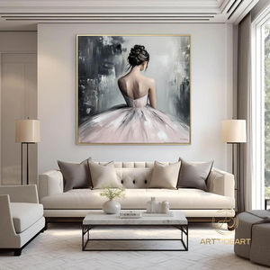 Stampa su Tela di <span class=keywords><strong>Ballerina</strong></span> Astratta, Arte Murale Moderna di Balletto - Product Image 3