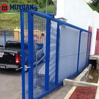 Barrière de sécurité en treillis soudé renforcé, anti-coupure, haute rigidité, résistante à la corrosion, pour zone industrielle, taille personnalisée