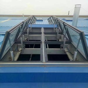 <span class=keywords><strong>Toit</strong></span> ouvrant électrique <span class=keywords><strong>universel</strong></span> en alliage d'aluminium pour atelier d'usine avec éclairage, ventilation et extraction des fumées - Product Image 6