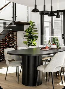 2024 New Design Luxury Cheap Price Accent Home Rectangular Concrete Furniture Restaurant Kitchen <strong>Marble</strong> <strong>Top</strong> Dining <strong>Table</strong> - Product Image 3