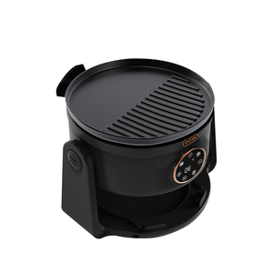 Freidora de Aire Inteligente Multifuncional con <span class=keywords><strong>Vaporera</strong></span> y Olla Caliente, Revestimiento Antiadherente, Capacidad de 2L, 180° de Rotación, Uso Doméstico y en Autocaravanas - Product Image 3