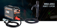 Mini soudeuse à arc 110V/220V double tension, machine à souder MMA portable 200A avec accessoires