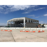 Hangar de construction en acier léger de conception moderne de haute qualité, hangars industriels préfabriqués, galvanisation à chaud, 1 an