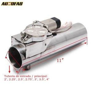 AUTOFAB Sistema de válvula de corte en E de tubo de bajada de escape eléctrico tipo <span class=keywords><strong>I</strong></span> Kit remoto AF-CUT01G - Product Image 2