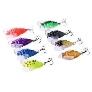 Grosir Fly Fishing Umpan Pancing Keras Berbentuk Serangga 4Cm/6.4G Umpan Plastik Buatan