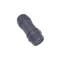 Conectores de cable de alimentación de tira de luz LED M16 macho/hembra IP67/IP68 2/3/4/5/6/8/9 pines montaje en Panel impermeable recto Circular latón