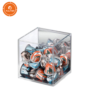 Al por mayor personalizado claro acrílico organizador <span class=keywords><strong>caja</strong></span> <span class=keywords><strong>de</strong></span> té con 4 compartimiento - Product Image 5