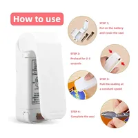 Scelleuse alimentaire portable, mini, thermique, en plastique, écologique, silencieuse, pour sacs alimentaires, accessoires de cuisine, scelleuse alimentaire sous vide