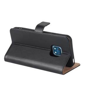 Étui portefeuille en cuir véritable pour <span class=keywords><strong>Nokia</strong></span> <span class=keywords><strong>XR20</strong></span>, avec support et emplacements pour cartes, nouvelle mode - Product Image 4