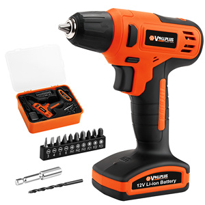Vollplus VPCD2692 12V Batería de iones de litio <span class=keywords><strong>Taladro</strong></span> Inalámbrico <span class=keywords><strong>barato</strong></span> de una sola velocidad - Product Image 1