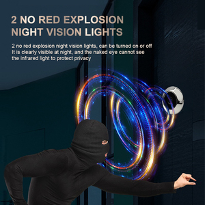 Telepon Pintu Video 4.3 Inci Wi-Fi 1080P HD Bel Pintu Kamera Dalam Ruangan Bertenaga Baterai Kontrol Akses Pintu Penampil Pintu Elektronik - Product Image 4