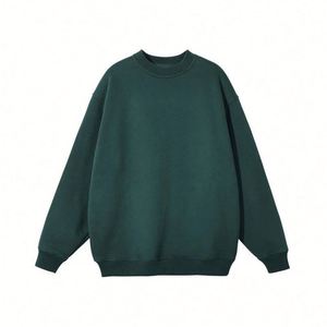 H5557 Fabricant de vêtements, vente en gros, sweat-shirts à col rond en coton mélangé 360 g/m² doublés de polaire, sweat-shirts pour hommes - Product Image 5
