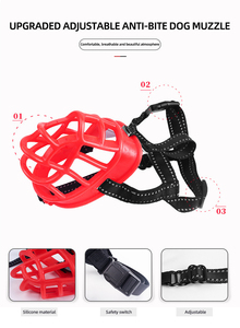 <span class=keywords><strong>Bozal</strong></span> <span class=keywords><strong>de</strong></span> Malla Transpirable Reflectante Antilamerse y Antimordiscos <span class=keywords><strong>para</strong></span> Perros Agresivos, Nuevo Modelo 2023, <span class=keywords><strong>Bozal</strong></span> Táctico <span class=keywords><strong>de</strong></span> Seguridad <span class=keywords><strong>para</strong></span> Perros Grandes - Product Image 2