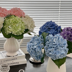Nouvelle <span class=keywords><strong>Fleur</strong></span> Artificielle d'Hydrangea Vert 2026, Faux Hortensia de Haute Qualité au Toucher Réel pour Décoration de Mariage, Hôtel, Événement, <span class=keywords><strong>Fleur</strong></span> Décorative - Product Image 6