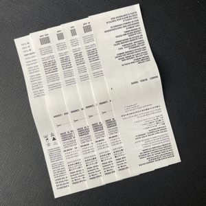 Étiquette de lavage, étiquette en tissu |   Ruban adhésif composite de haute qualité, matériau de lavage personnalisé pour les vêtements professionnels - Product Image 2
