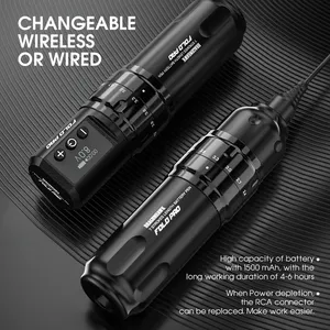 Máquina de Tatuaje Rotativa Inalámbrica de 7 Velocidades Ajustables con Batería de 1500mAh y Pantalla LED - Product Image 5