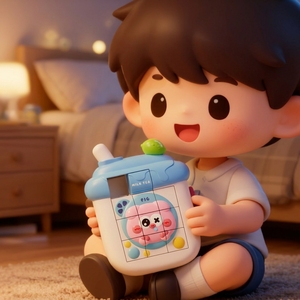 Nuevo Rompecabezas Deslizante 3D de Plástico con Diseño de Animales de Dibujos Animados para Niños, Juguete Educativo para el Desarrollo Cognitivo, Venta al por Mayor para Niños y Niñas - Product Image 2