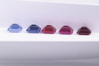 ROOMY 5A Haute Qualité Étape Émeraude Cut Czochralski Lab Grown Royal Blue Sapphire Loose Facete Gemstones Blue Sapphire