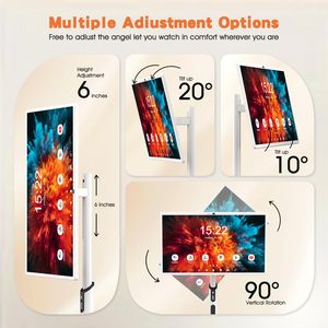 24 inç dokunmatik ekran TV akıllı 8-core <span class=keywords><strong>CPU</strong></span> Android pil kamera ile akıllı taşınabilir TV rotasyon 4G RAM + 64G Android - Product Image 5