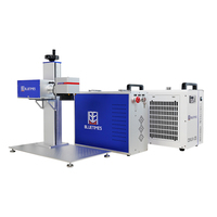 Machine de marquage laser UV à refroidissement par eau divisée Bluetimes 3w 5w 10w Verre Plastique Métal Bois Caoutchouc Marqueur laser UV