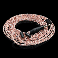 Câbles de mise à niveau pour écouteurs 4 brins Câble pour casque hybride 7N OCC haute pureté Câble pour casque audio HIFI IEM 0.78MM 2Pin 3.5MM Jack