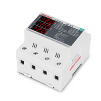 SINOTIMER D-STVP936S-1-80A 127/220VAC Moniteur triphasé à affichage numérique, protection contre les surtensions et les sous-tensions