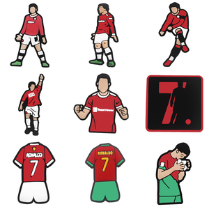 Breloques pour chaussures de football, boucles pour sabots de sport, accessoires en PVC pour sabots, breloques pour chaussures, pour la vente en gros, avec logo personnalisé, pour baskets pour hommes - Product Image 3