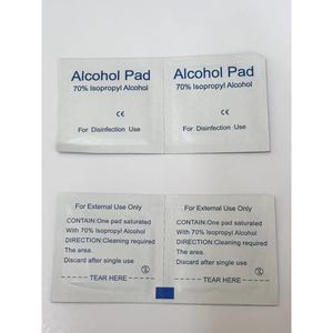 Lingettes désinfectantes à 70 % d'alcool isopropylique, usage unique, pour usage médical - Product Image 1