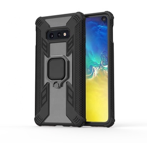TPU del teléfono de la contraportada de la PC caso de 360 grados con imán anillo soporte para Samsung galaxy S10 lite - Product Image 2