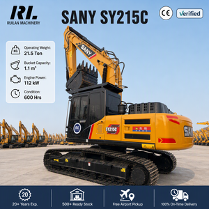 Excavatrice sur chenilles Sany 215C d'occasion (90% neuve) – Modèle Sany215C 235H – Idéale pour les équipements de construction – Vente chaude - Product Image 1