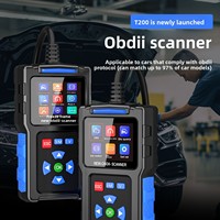 Outil de diagnostic automobile T200 OBD2 ELM327 Lecteur de codes Scanner moteur automobile OLIVER Compatible voiture Tension 8-30V Transfrontalier