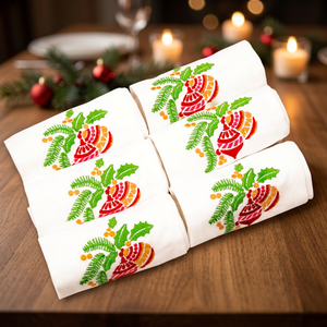 Serviette de table carrée en coton biologique premium, écologique, pour restaurants, hôtels, traiteurs, acheteurs en gros, prête à l'emploi - Product Image 1