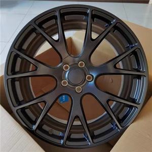 Rines Forjados Negros GY Deep Dish Personalizados y Duraderos de 18-24 Pulgadas 5x114.3 5x112 5x110 5x120 para <span class=keywords><strong>Mercedes</strong></span> W126 W201 AMG Benz C300 S550 - Product Image 2