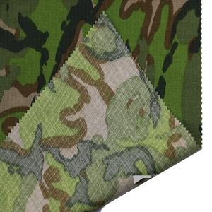 Tissu Oxford enduit de PU écologique à cinq feuilles, couleur camouflage, polyester/coton, résistant à la déchirure, imperméable, coupe-vent, pour tente - Product Image 1
