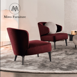 Nouveau <span class=keywords><strong>fauteuil</strong></span> inclinable moderne en tissu <span class=keywords><strong>pour</strong></span> chambre à coucher, salon, hôtel, <span class=keywords><strong>club</strong></span>, hall d'accueil, réception, style italien - Product Image 4