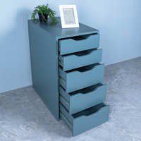 Meuble de rangement moderne YQ pour entrée et salon, avec tiroirs et étagères, structure stable en MDF, démontable, RAL personnalisable