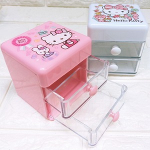 R1051 Mini Scatola Portaoggetti a Due Livelli con 2 Cassetti, Organizzatore da Scrivania per Camera da Letto di Bambini/Ragazzi e Studio - Product Image 4