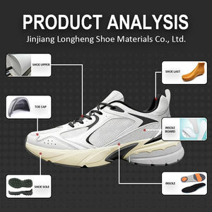 Semelles de chaussures de skateboard Longheng avec logo personnalisé, couleur personnalisée, semelles en caoutchouc <span class=keywords><strong>naturel</strong></span> antidérapantes et durables pour hommes - Product Image 5
