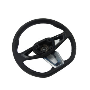 Pièces de rechange pour la rénovation automobile : garniture en cuir PU noir en forme de V pour volant de voiture, ensemble de remplacement pour l'intérieur de l'auto - Product Image 2