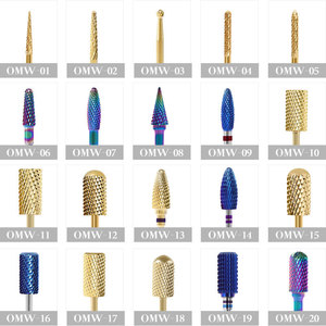 Tungsten Carbide Nail <b>Drill</b> <b>Bit</b> Waterproof Steel Manicure Burr for Cuticle Cleaning Pedicure Polishing - Product Image 3