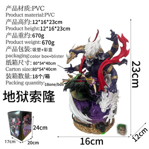 Estatua Coleccionable Premium Asura Form Twin Dragon GK, Luffy Estilo Tres Espadas, PVC Japonés para Coleccionistas Senior, Exhibición Exclusiva - Product Image 5