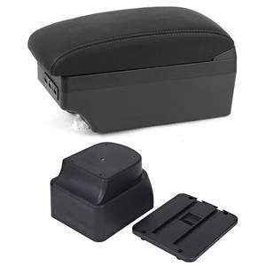 Vtear ABS para <span class=keywords><strong>Mazda</strong></span> <span class=keywords><strong>2</strong></span> Hatchback/<span class=keywords><strong>Sedan</strong></span>/2008 2020-estilo de coche USB portavasos reposabrazos caja de almacenamiento <span class=keywords><strong>accesorios</strong></span> interiores - Product Image 1